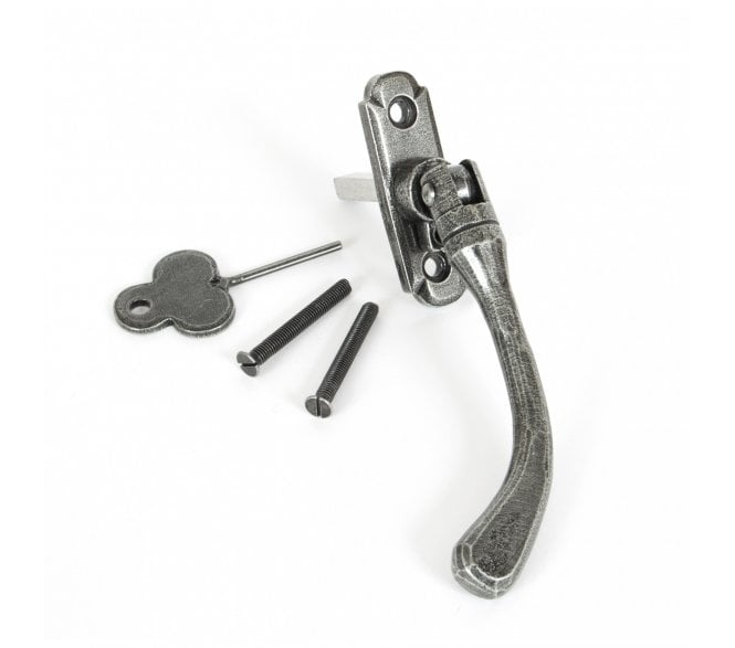 From The Anvil 33682 Peardrop Locking Espag Fastener (Left Hand) - Pewter
