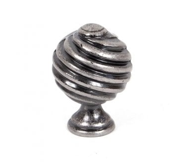 From The Anvil 33691 Twist Cabinet Knob (30mm) - Pewter