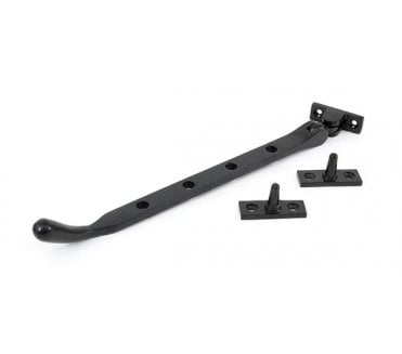 From The Anvil 33744 10 Cast Peardrop Window Stay - Black