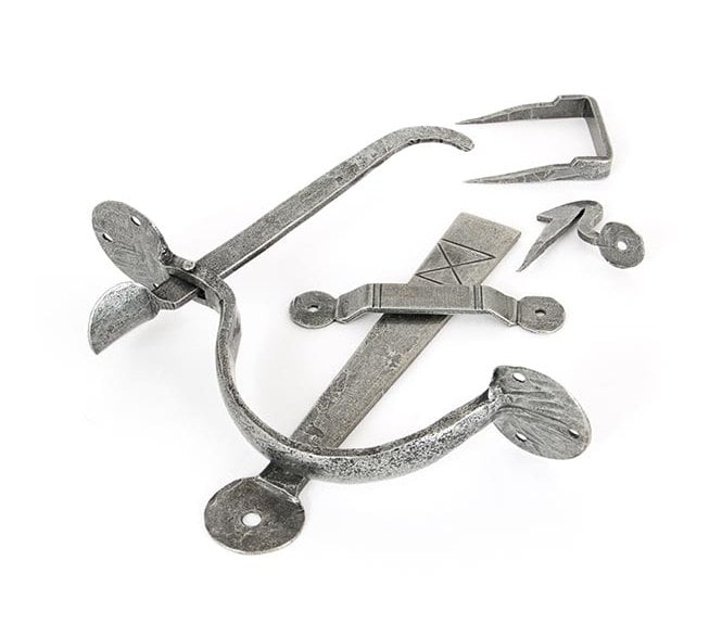 From The Anvil 33762 Medium Bean Thumblatch XL - Pewter