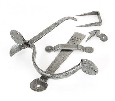 From The Anvil 33762 Medium Bean Thumblatch XL - Pewter