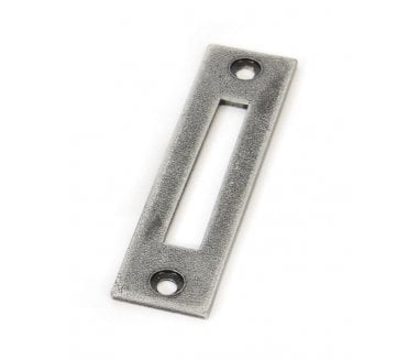 From The Anvil 33773 Mortice Plate - Pewter