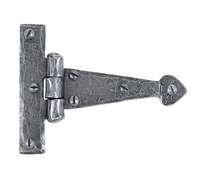 From The Anvil 33774 102mm Arrow Head T Hinges (Pair) - Pewter
