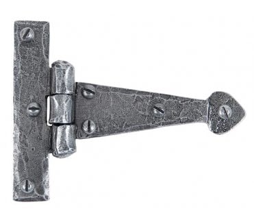 From The Anvil 33774 102mm Arrow Head T Hinges (Pair) - Pewter