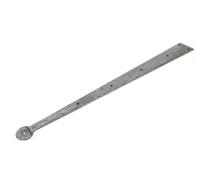 From The Anvil 33787 24 Penny End Hinges Front (Pair) - Pewter