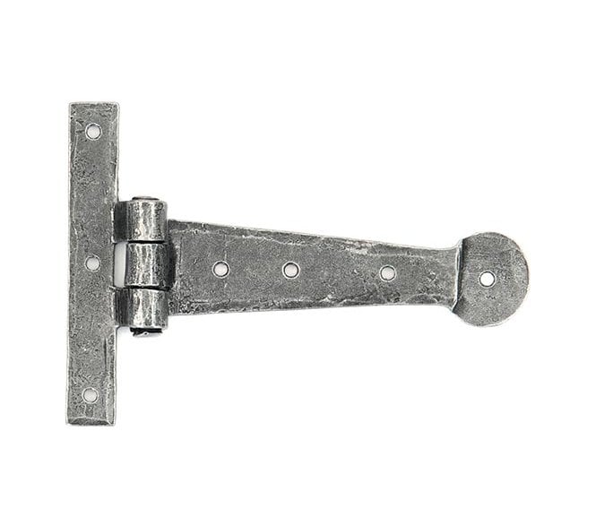 From The Anvil 33788 150mm Penny End Tee Hinges (Pair) - Pewter