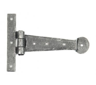 From The Anvil 33788 150mm Penny End Tee Hinges (Pair) - Pewter