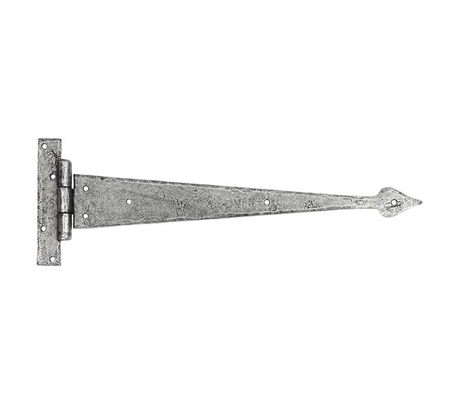 From The Anvil 33791 400mm Arrow Head T Hinges (Pair) - Pewter