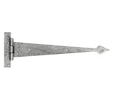 From The Anvil 33791 400mm Arrow Head T Hinges (Pair) - Pewter