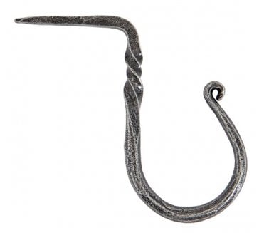 From The Anvil 33801 2 Cup Hook  - Pewter
