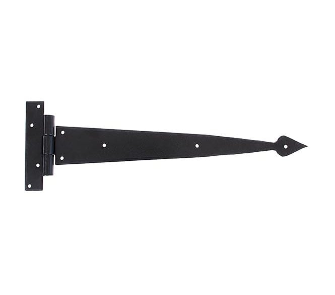 From The Anvil 33807 400mm Arrow Head T Hinges (Pair) - Black