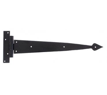 From The Anvil 33807 400mm Arrow Head T Hinges (Pair) - Black