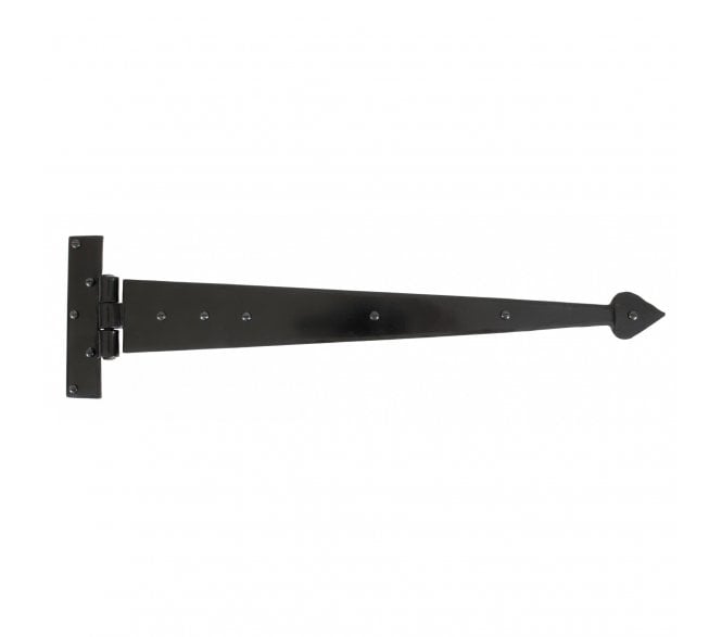From The Anvil 33808 22 Arrow Head T Hinges (Pair) - Black