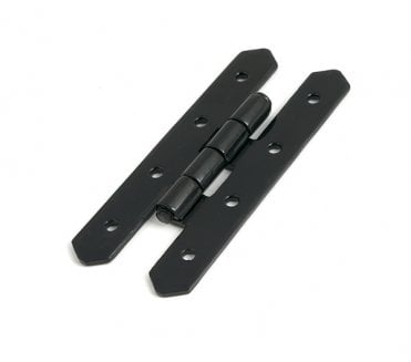 From The Anvil 33810 102mm H Hinges (Pair) - Black