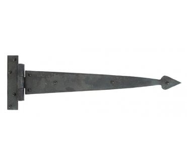 From The Anvil 33843 400mm Arrow Head T Hinges (Pair) - Beeswax