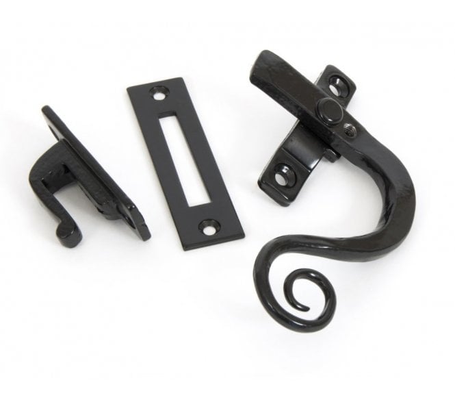 From The Anvil 33953 Monkeytail Locking Window Fastener (Right Hand) - Black