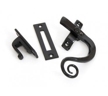 From The Anvil 33953 Monkeytail Locking Window Fastener (Right Hand) - Black