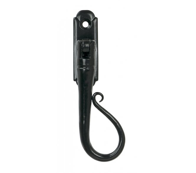 From The Anvil 33957 Shepherd's Crook Locking Espag Fastener (Right Hand) - Black