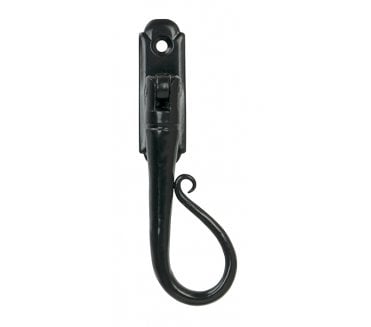 From The Anvil 33957 Shepherd's Crook Locking Espag Fastener (Right Hand) - Black