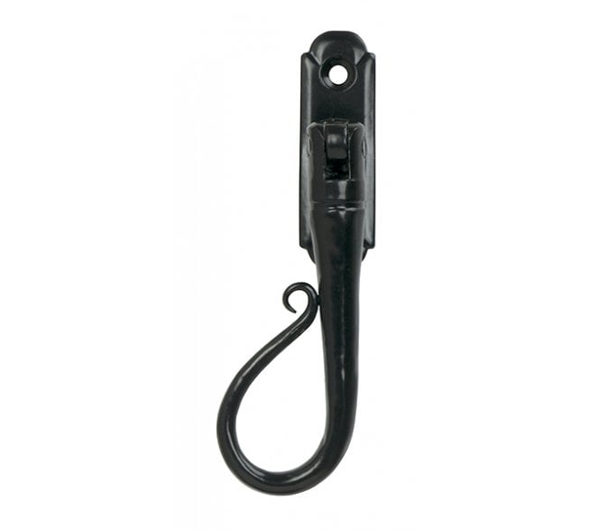 From The Anvil 33958 Shepherd's Crook Locking Espag Fastener (Left Hand) - Black