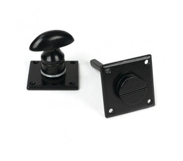 From The Anvil 33964 Diamond Bathroom Thumbturn - Black
