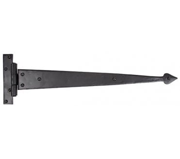 From The Anvil 33974 450mm Arrow Head T Hinges (Pair) - Black