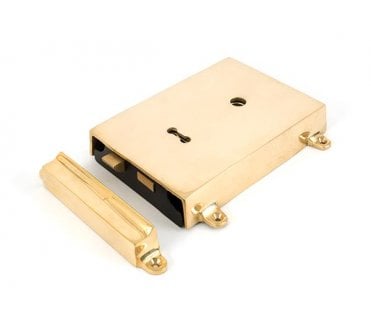 From The Anvil 35000 Rim Lock & Cover - Polished Brass