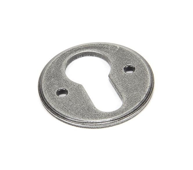 From The Anvil 45122 Regency Euro Profile Escutcheon - Pewter