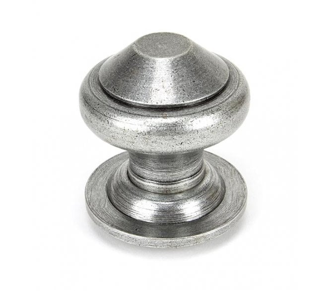 From The Anvil 45155 Regency Centre Door Knob  - Pewter
