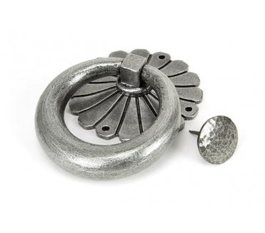 From The Anvil 45207 Shropshire Ring Door Knocker - Pewter