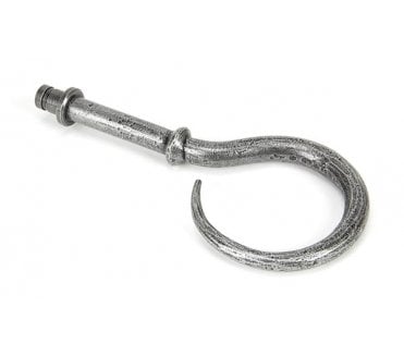 From The Anvil 45291 Hook Curtain End Finials (Pair) - Pewter