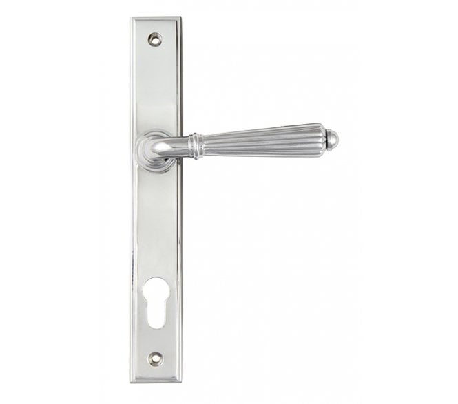 From The Anvil 45320 Hinton Slimline Sprung Lever Espag Lock Set - Polished Chrome