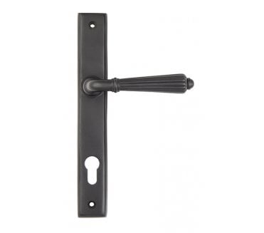 From The Anvil 45332 Hinton Slimline Sprung Lever Espag Lock Set - Aged Bronze