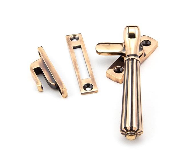 From The Anvil 45343 Locking Hinton Window Fastener - Polished Bronze