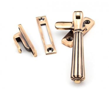 From The Anvil 45343 Locking Hinton Window Fastener - Polished Bronze
