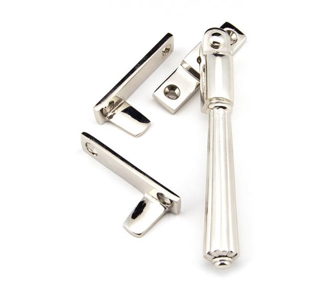 From The Anvil 45346 Locking Night Vent Hinton Window Fastener - Polished Nickel