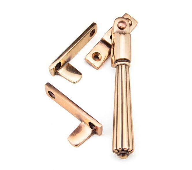 From The Anvil 45348 Locking Night Vent Hinton Window Fastener - Polished Bronze