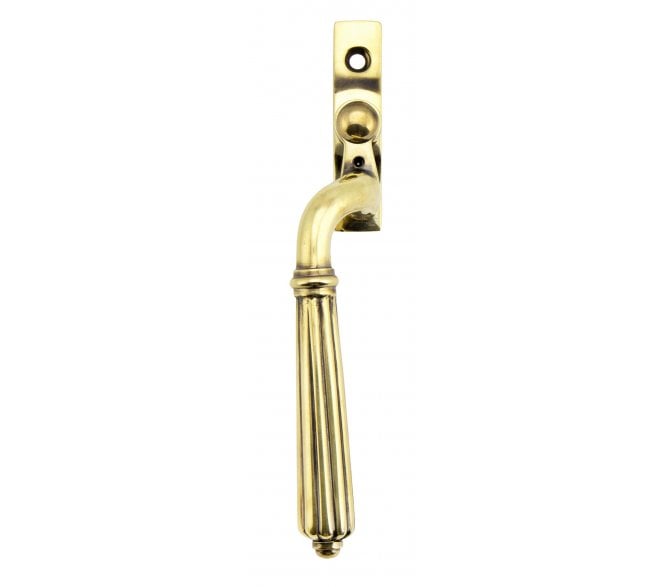 From The Anvil 45350 Hinton Locking Espag Window Fastener (Left Hand) - Aged Brass