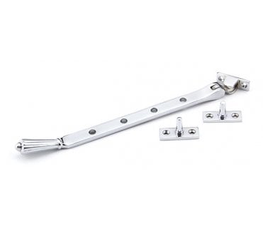 From The Anvil 45363 10 Hinton Window Stay - Polished Chrome