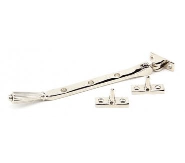 From The Anvil 45365 8 Hinton Window Stay - Polished Nickel