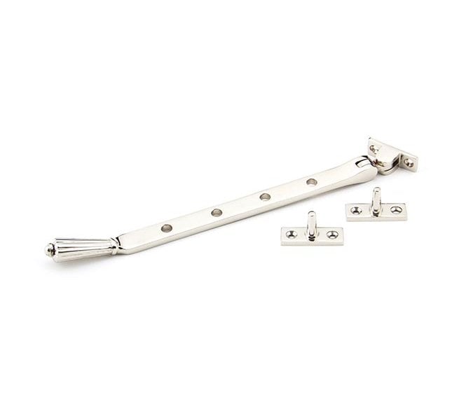 From The Anvil 45366 10 Hinton Window Stay - Polished Nickel