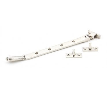 From The Anvil 45366 10 Hinton Window Stay - Polished Nickel