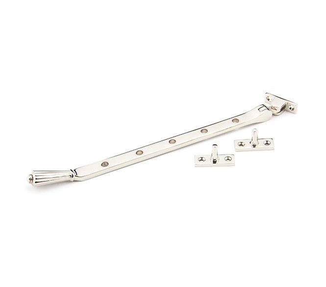 From The Anvil 45367 12 Hinton Window Stay - Polished Nickel