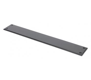 From The Anvil 45387 Art Deco Finger Plate 425mm - Aged Bronze