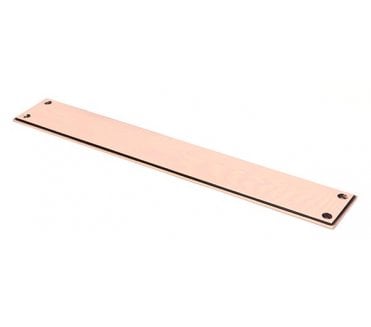 From The Anvil 45388 Art Deco Finger Plate 425mm - Polished Bronze