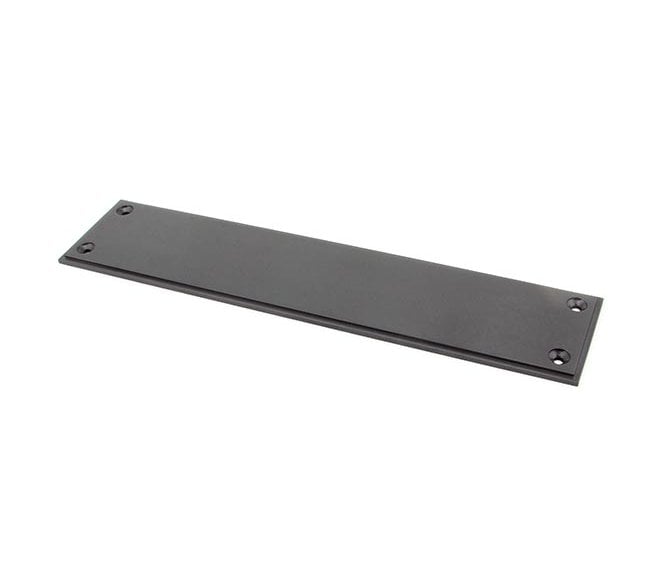 From The Anvil 45392 Art Deco Finger Plate 300mm - Aged Bronze