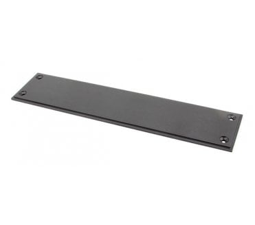 From The Anvil 45392 Art Deco Finger Plate 300mm - Aged Bronze