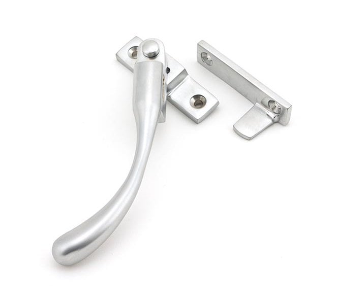 From The Anvil 45398 Night-Vent Locking Peardrop Fastener (Left Hand) - Satin Chrome