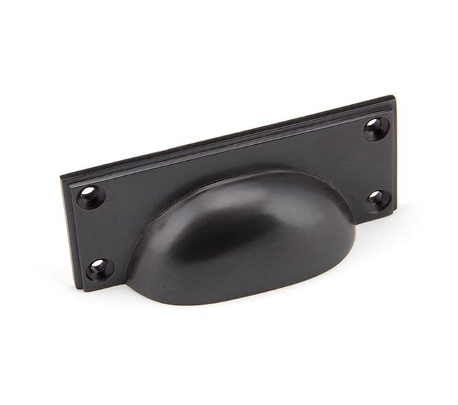 From The Anvil 45403 Art Deco Drawer Cup Pull - Aged Bronze