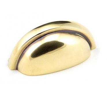 From The Anvil 45405 Regency Concealed Drawer Cup Pull - Aged Brass